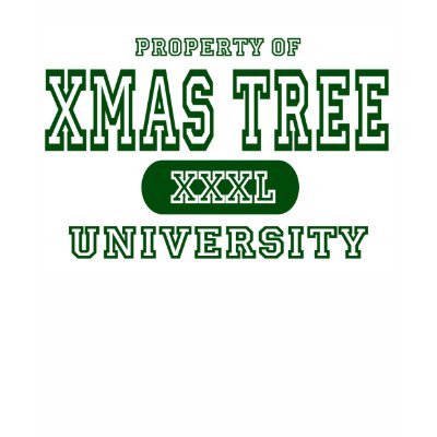 Xmas Tree University T Shirts by universityshirts
