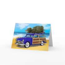 Xmas Tree Woodie cards