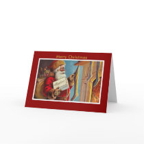 Xmas Vintage Card Merry Christmas