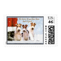 Xmas Wires postage by arenasfoxterrier Xmas Wires postage