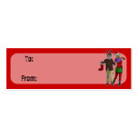 Xmas Zombies, gift tag pack Business Cards