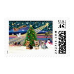 XmasMagig Yorkie Trio postage