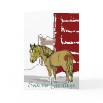 Xmaspony, Seasons Greetings cards by horseart Xmaspony, Seasons Greetings cards