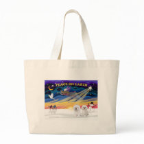 XmasSunrise-2 Bichon Frise Bag