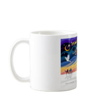 XmasSunrise-2 black Dachshunds mugs