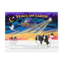 XmasSunrise-2 Tri Cavaliers postcards