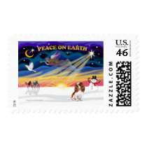 XmasSunrise-Cavalier-Blenheim2 postage by dogartchristmasgifts XmasSunrise-Cavalier-Blenheim2 postage