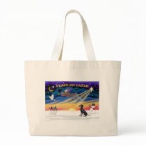 XmasSunrise-ManchesterTerrier-1 Canvas Bag