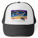 XmasSunrise-Two Tri Cavaliers hats