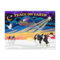 XmasSunrise-Two Tri Cavaliers postcards