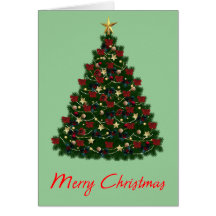 xmastree3 greeting cards