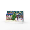 Xms Magic-2EngSpringer LivWht+Blk cards by ChristmasMagicDogs Xms Magic-2EngSpringer LivWht+Blk cards