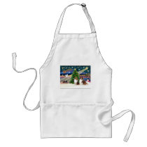 XmsMagic-Sheltie-SablePair aprons by ChristmasMagicDogs XmsMagic-Sheltie-SablePair aprons