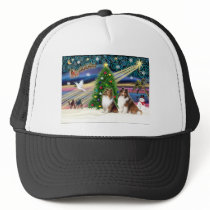 XmsMagic-Sheltie-SablePair hats by ChristmasMagicDogs XmsMagic-Sheltie-SablePair hats