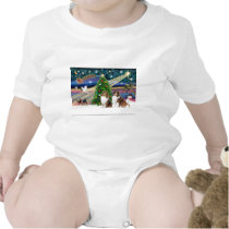XmsMagic-Sheltie-SablePair t-shirts by ChristmasMagicDogs XmsMagic-Sheltie-SablePair t-shirts