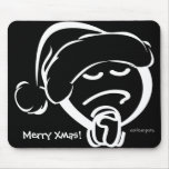 Xoey wishes you a Merry Xmas! Buttons wishes y Mouse Pads