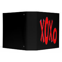 XOXO 3 RING BINDER