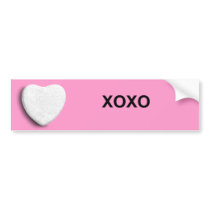 XOXO bumper stickers