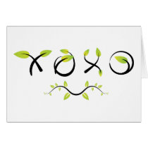 XOXO GREETING CARD
