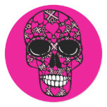 XOXO Forever - Skull Sticker on Pink