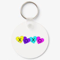 XOXO Hearts keychains