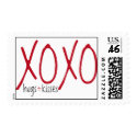XOXO hugs & kisses stamp