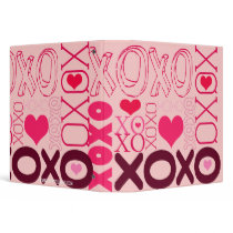 "XOXO" Kisses & Hugs Valentine Custom Binder