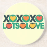 XOXO Lots of Love Beverage Coasters