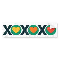 XOXO Love Bumper Stickers