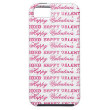 XOXO Love Happy Valentine's Day Pink Red Gifts iPhone 5 Cover