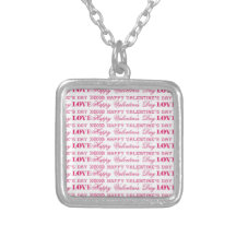 XOXO Love Happy Valentine's Day Pink Red Gifts Pendant