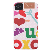 xoxo love you valentines gift iPhone 4 Case-Mate case
