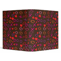Xoxo pt.2 (Chocolate) 3 Ring Binder