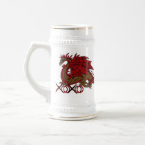 XOXO red and brown dragon mugs by marcya7 XOXO red and brown dragon mugs