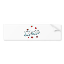 Xoxo Valentine Bumper Stickers