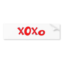 Xoxo Valentine Bumper Sticker
