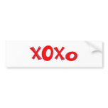 Xoxo Valentine Bumper Sticker