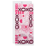 XOXO Valentine Kisses &amp; Hugs Customized Rack Card