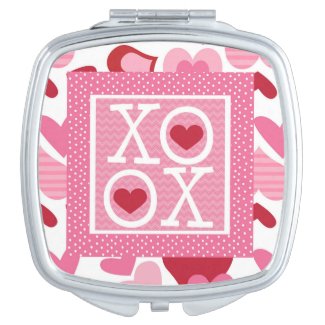 XOXO Valentine Love Gifts Mirrors For Makeup