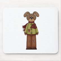 xoxo valentine puppy dog mouse pads