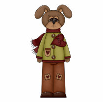 xoxo valentine puppy dog photo cut out