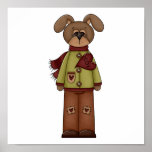 xoxo valentine puppy dog posters