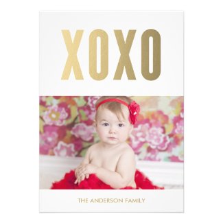 XOXO | Valentine's Day Photo Card