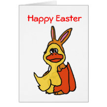 XP- Happy Easter Duck-bunny card