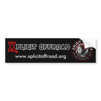 Offroad Bumper Stickers