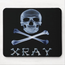 XRAY PIRATE Flag RADIOLOGY JOLLY ROGER mousepads