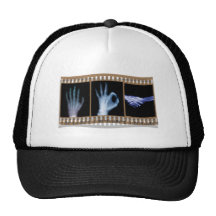 XRAY SIGN LANGUAGE FILM - HAND OK HANDSHAKE MESH HAT