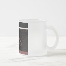 XRAY SKELETON SOCCER GOALIE RED MUG