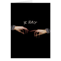 XRAY TOUCH REMINISCENT OF LEONARDO DAVINCI GREETING CARDS