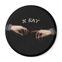 XRAY TOUCH REMINISCENT OF LEONARDO DAVINCI REFRIGERATOR MAGNET